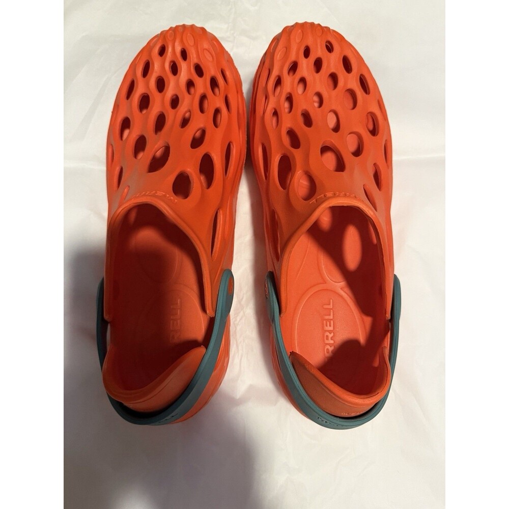 Merrell Hydro Moc Orange Teal Water Shoes Clogs Men’s Size 10 Slip-On